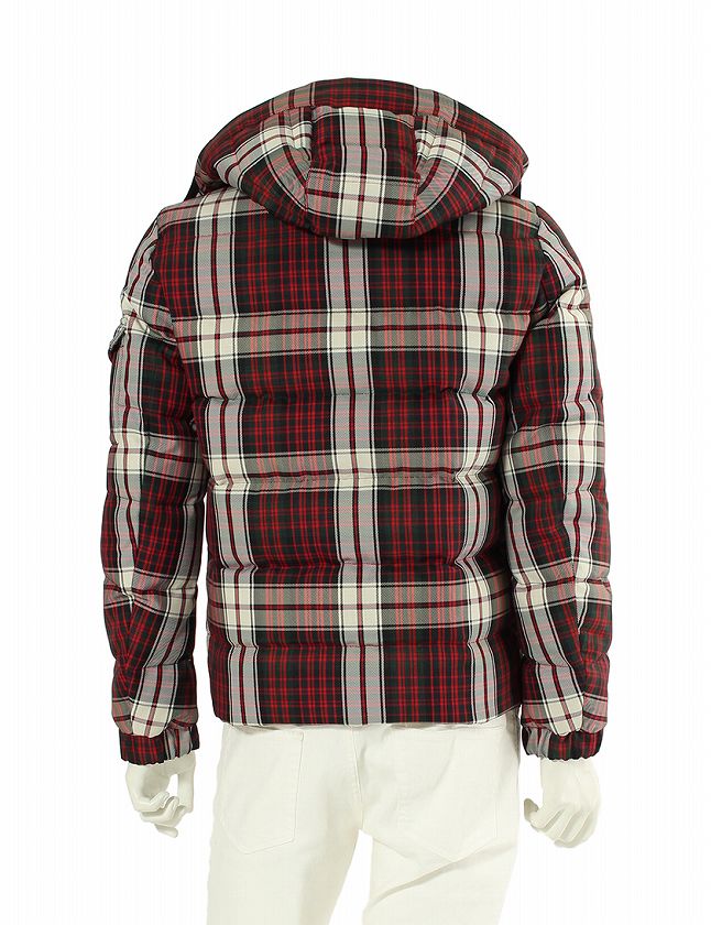 モンクレール MONCLER ダウンジャケット 赤 マルチカラー S アウター 1