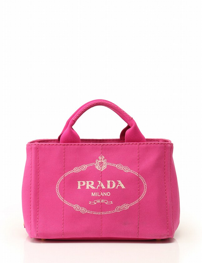 PRADA カナパ　ピンク ビジュー　トートバッグ プラダ PRADA カナパ トートバッグ ピンク キャンバス 保存袋