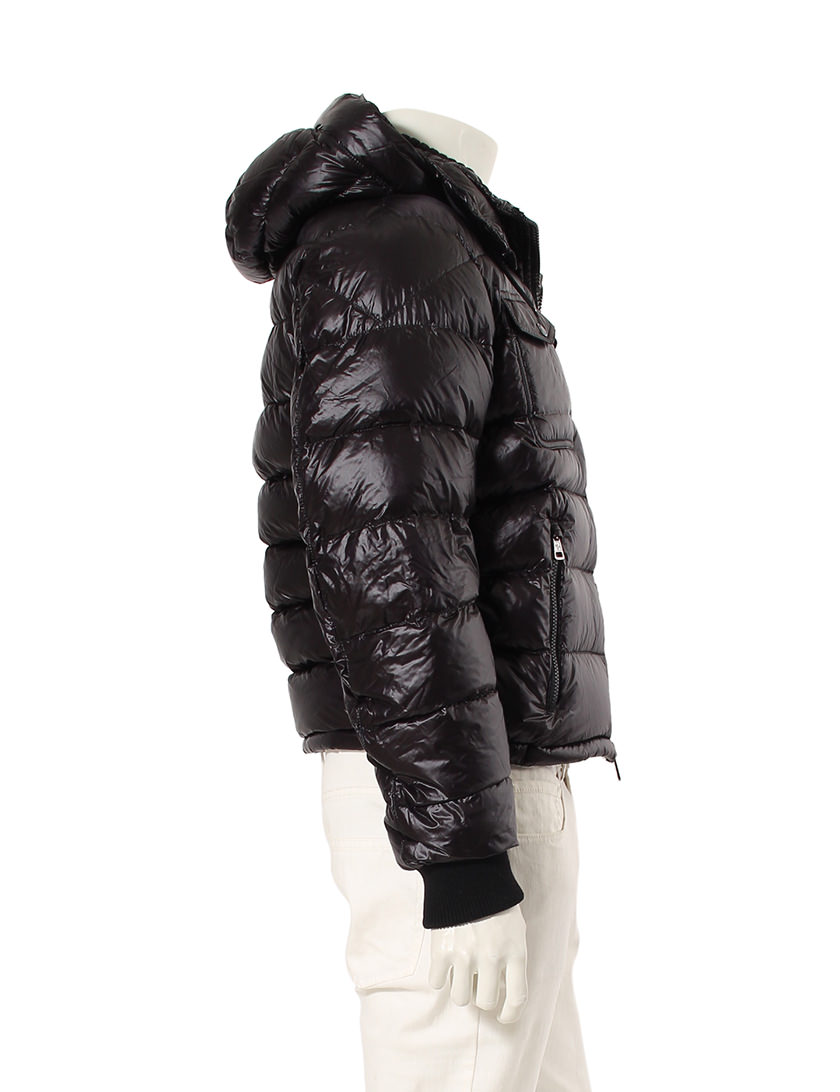 モンクレール MONCLER ダウンジャケット 黒 ブラック M アウター 2 