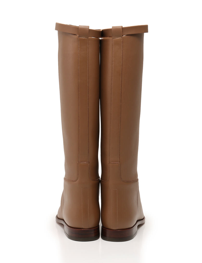 HERMES ブラウン ロングブーツ 38.5 【公式通販】