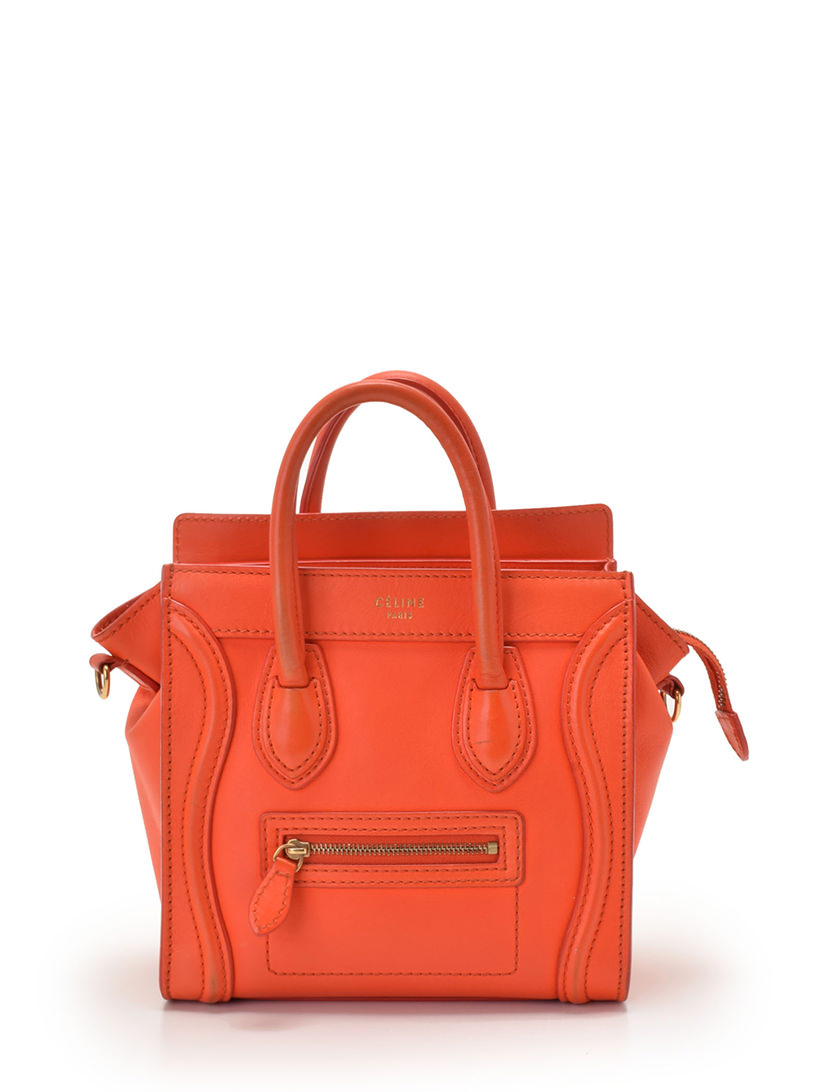 セリーヌ CELINE ハンドバッグ ショルダーバッグ ラゲージ ナノ 