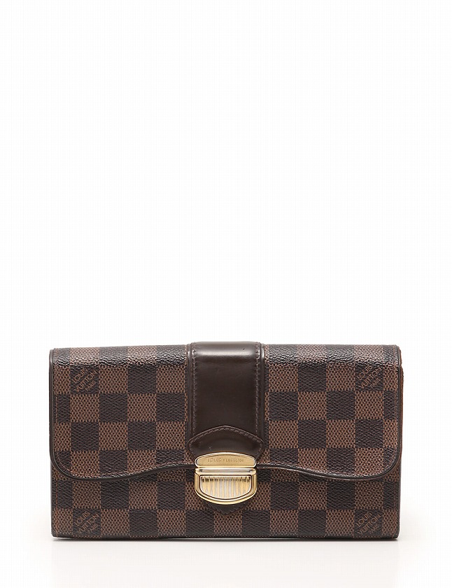 ルイヴィトン LOUIS VUITTON 長財布 ポルトフォイユ システィナ ダミエ 