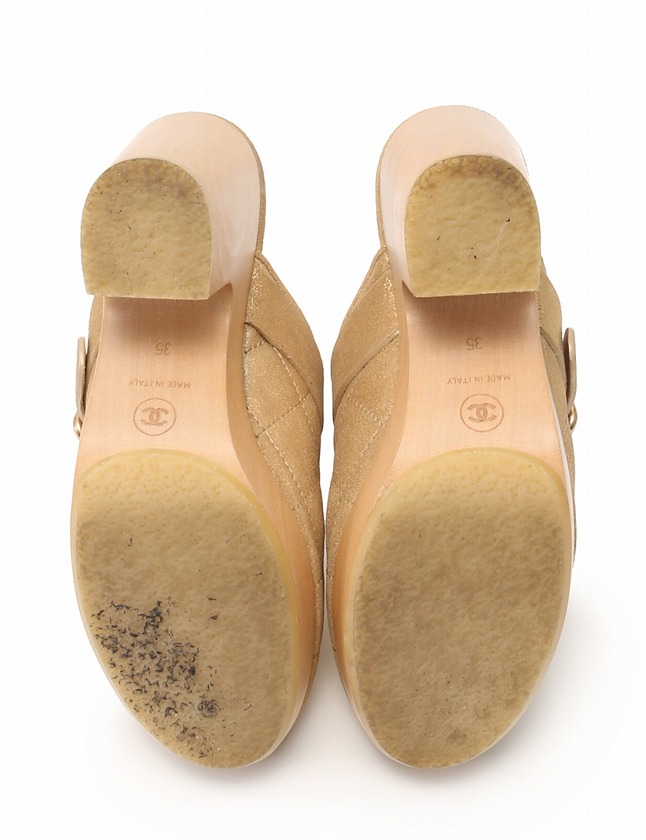 シャネル CHANEL マトラッセ サボサンダル サンダル ヒール シャネル CHANEL マトラッセ サボサンダル サンダル ヒール