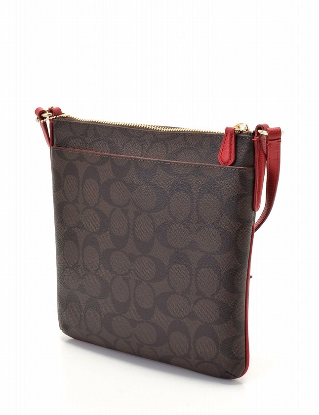 コーチ F35940 ショルダーバッグ ブラウン COACH シグネチャー CC 