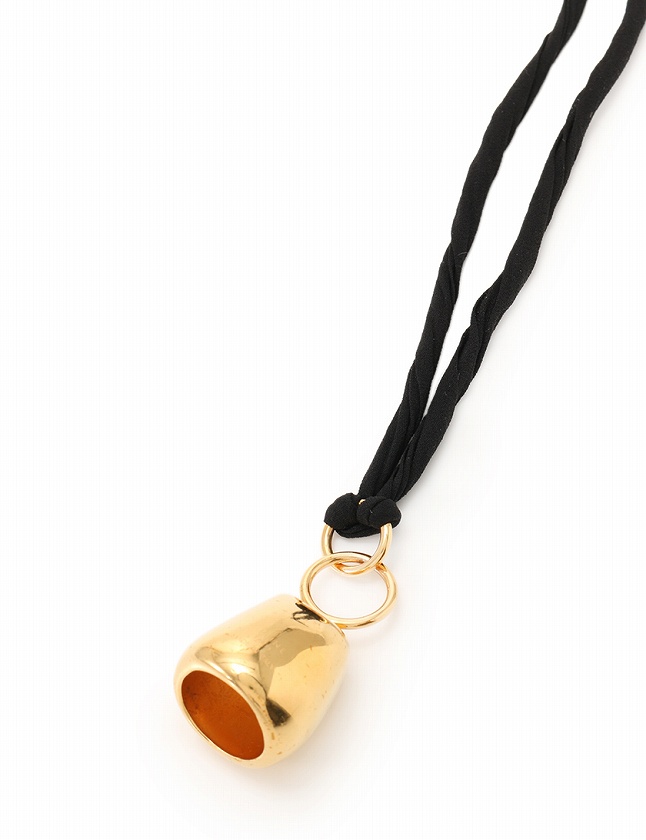 セリーヌ CELINE チョーカー ネックレス ゴールド 黒 ブラック