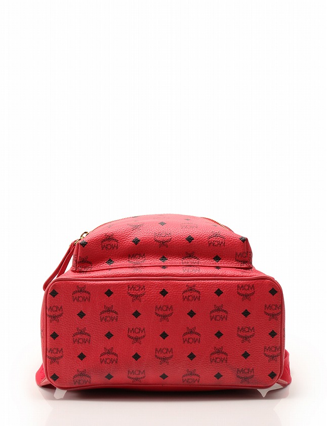 エムシーエム Mcm リュック バックパック 赤 レッド ゴールド シルバー メタル Mmk2ave01re001 スタッズ 保存袋付き レディース 114 ベクトルパーク