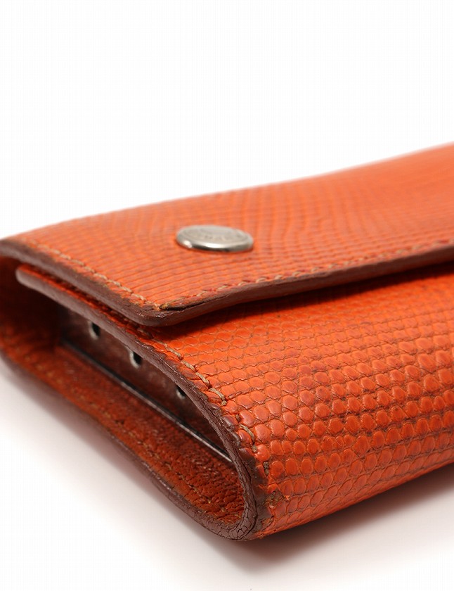 HERMES オレンジ レザー　ベアン4連 キーケース エルメス<br>ベアン キーケース 4連<br>オレンジミニアム<br