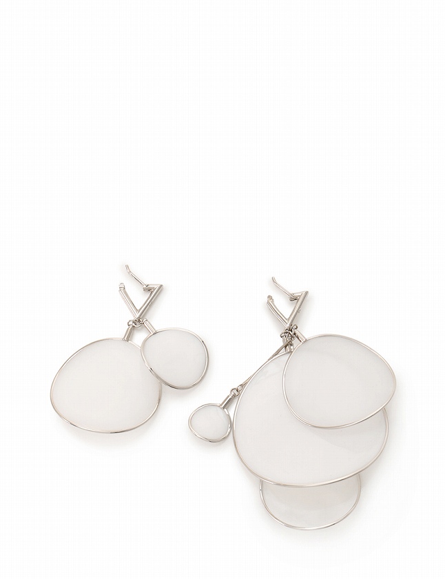 フープ・LV ファッション Louis Vuitton シルバー ピアス 保存袋付き