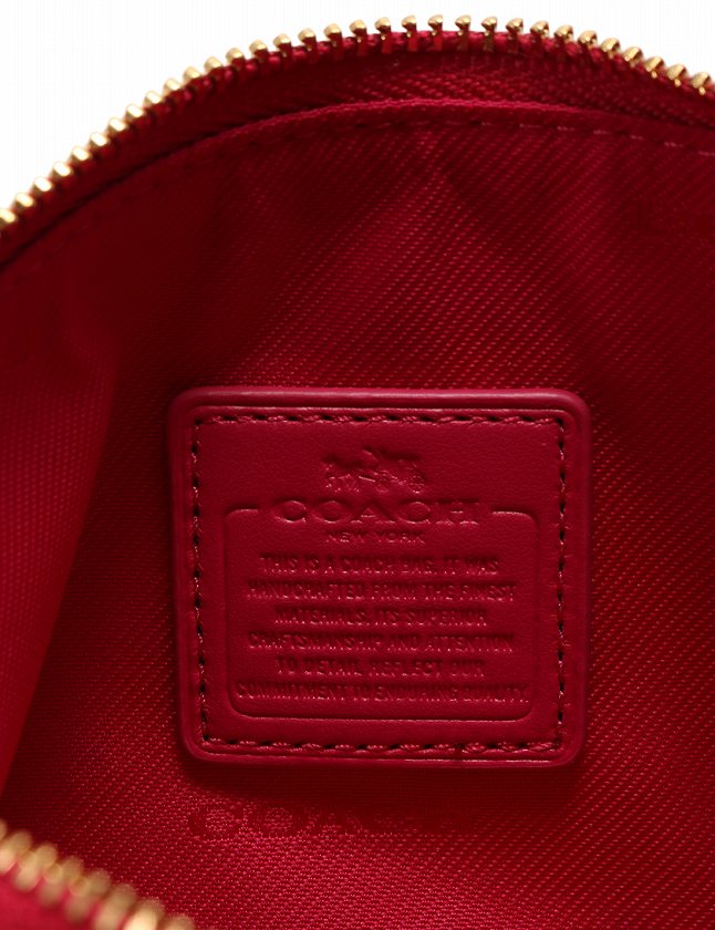 コーチ COACH ポーチ ピンク ゴールド 小物 バッグ レザー 64252 コーチ COACH ポーチ ピンク ゴールド 小物 バッグ レザー 64252