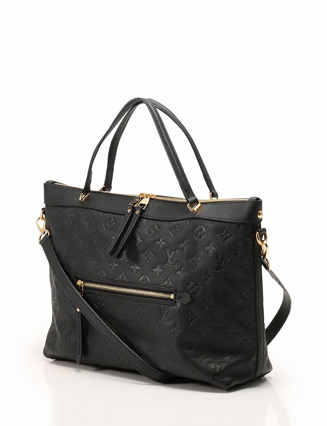 Louis Vuitton ブラック トートバッグ ルイヴィトン LOUIS VUITTON トートバッグ ショルダーバッグ