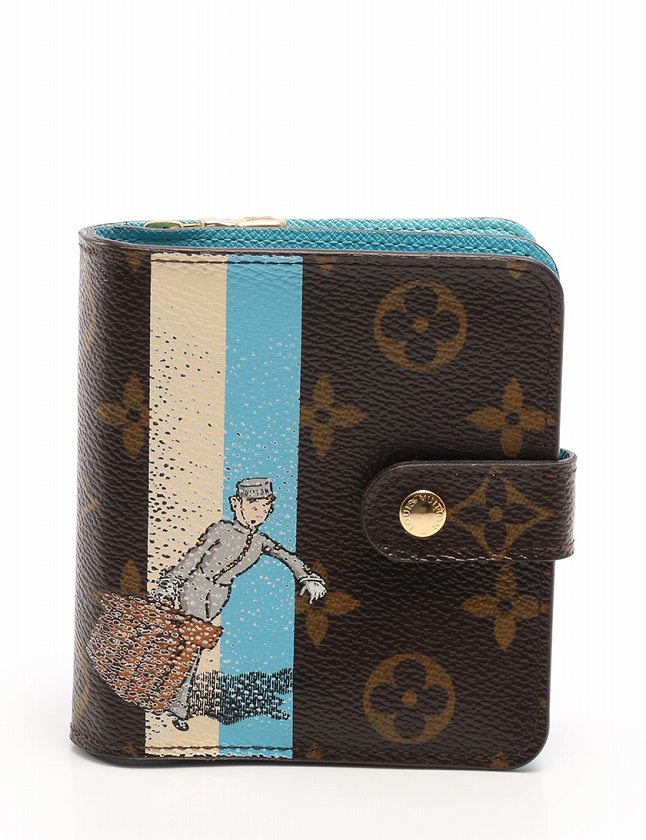 ルイヴィトン LOUIS VUITTON 財布 2つ折り コンパクトジップ 