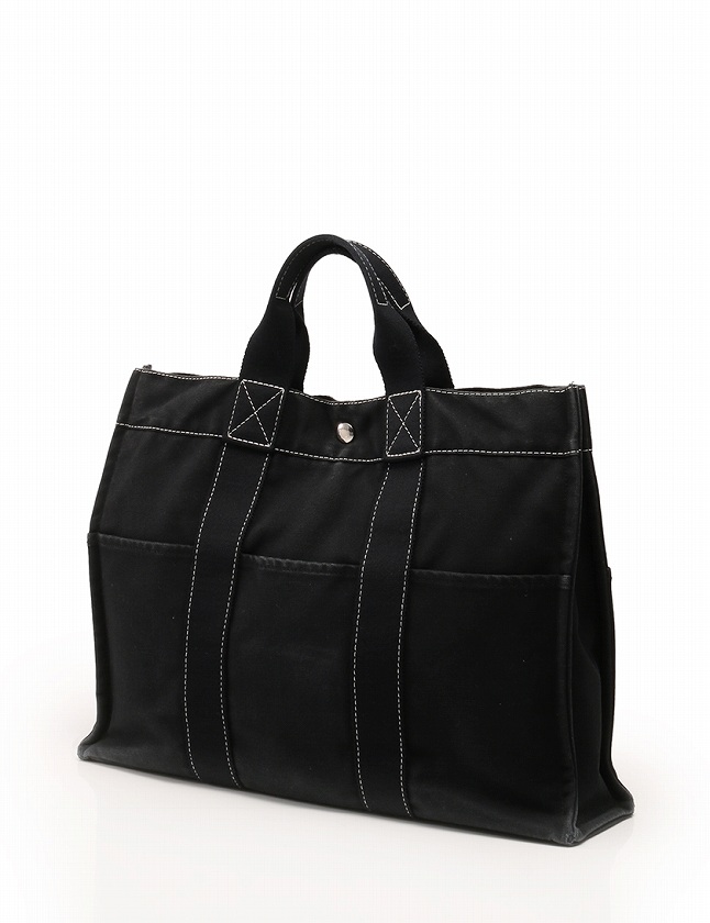 エルメス HERMES サックドーヴィルMM トートバッグ バッグ キャンバス
