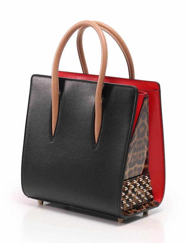 PALOMA SMALL パロマ スモールバッグ レオパード スタッズ レザー