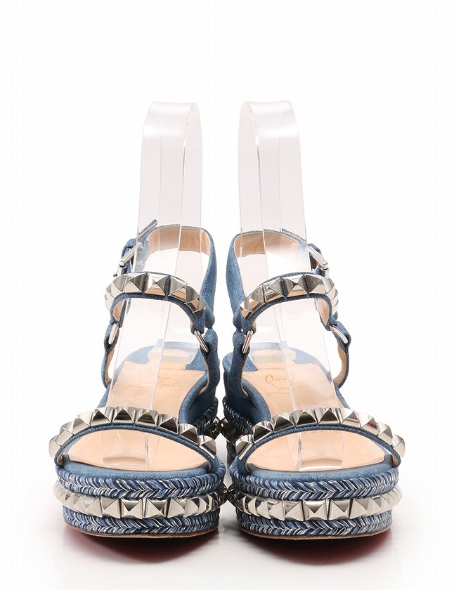 クリスチャンルブタン Christian louboutin サンダル ウェッジソール  