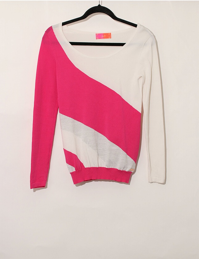 レディ Rady ニット セーター 白 ピンク F トップス 長袖 レーヨン ナイロン ラメ レディース 114 ベクトルパーク