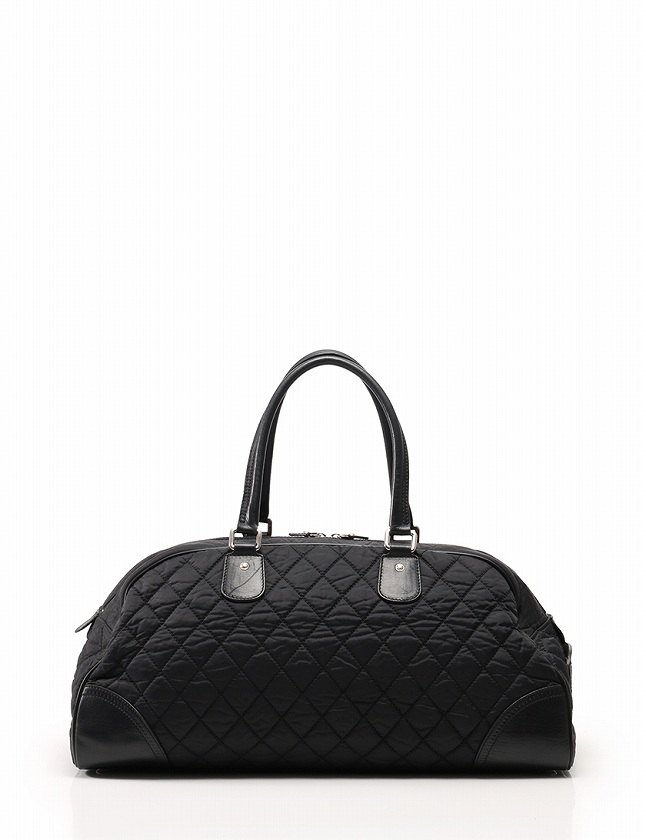 シャネル ボストンバッグパリ ニューヨークライン ブラック