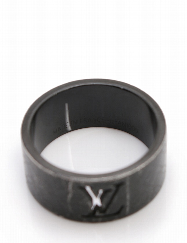 ルイヴィトン Louis Vuitton リング 指輪 バーグ シャンゼリゼ 黒 ブラック アクセサリー メタル M メンズ 114 ベクトルパーク