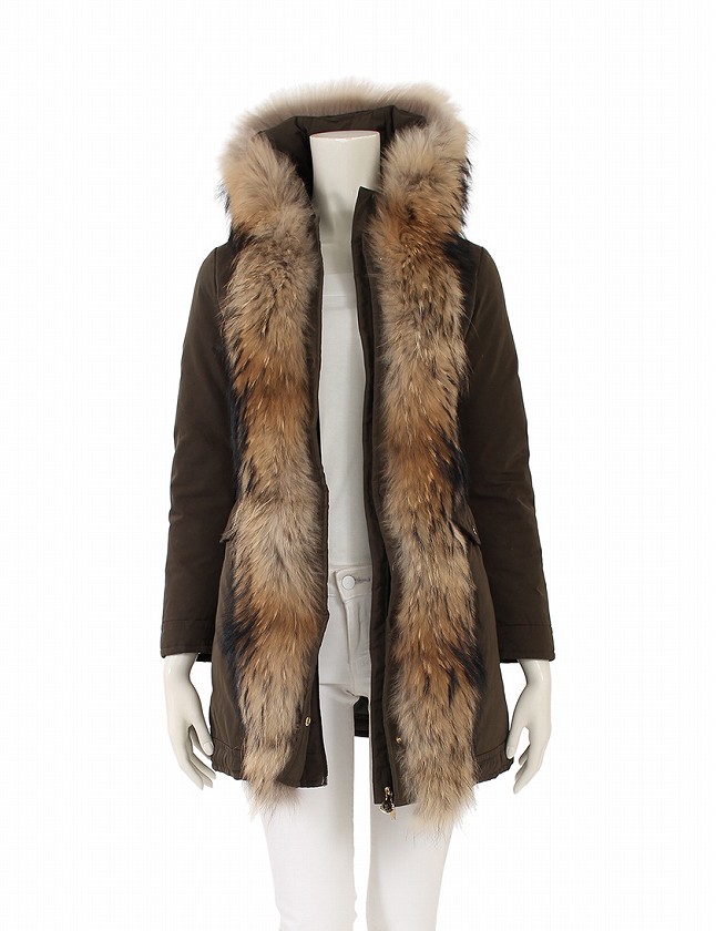 モンクレール MONCLER ダウンコート カーキ キッズサイズ 12anni 152cm 