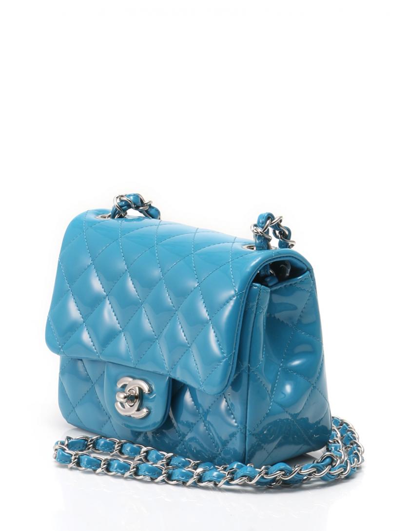 【淡い水色が大人可愛い♪】CHANEL ショルダーバッグ シャネル マトラッセ チェーンショルダーバッグ 水色 G金具