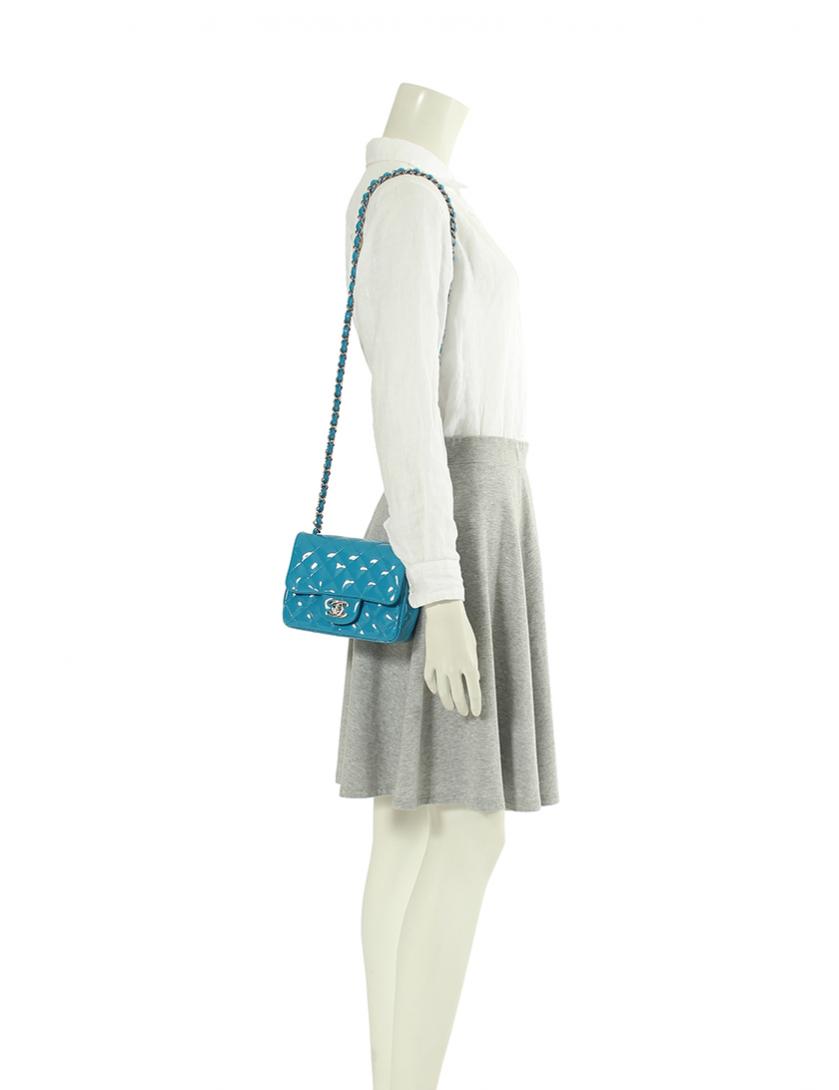 クリスタル装飾マトラッセバックパック ブルー【sale】 シャネル CHANEL ショルダーバッグ ポシェット ミニマトラッセ