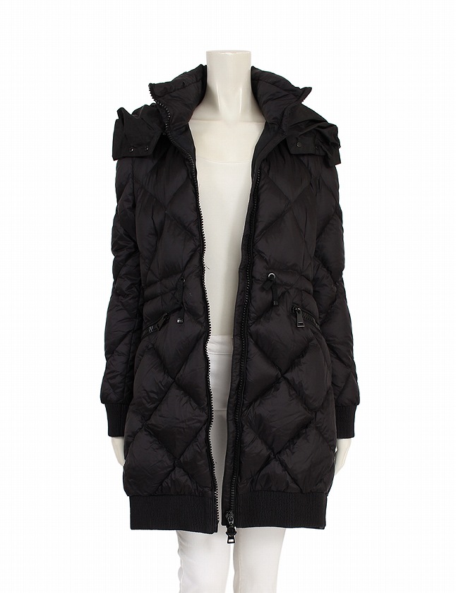 モンクレール MONCLER ダウンコート ロングコート 黒 ブラック XL