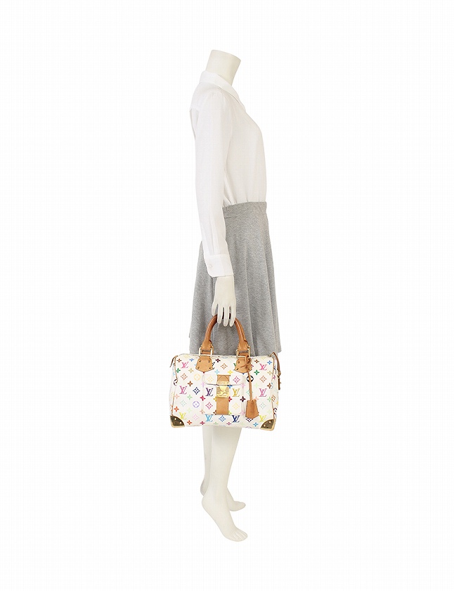 ルイヴィトン　スピーディ30　白 楽天市場】ルイヴィトン Louis Vuitton スピーディ30 ミニ