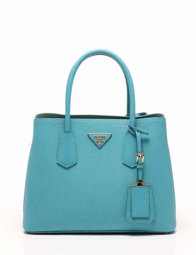 プラダ PRADA ハンドバッグ ショルダーバッグ ターコイズ 水色 
