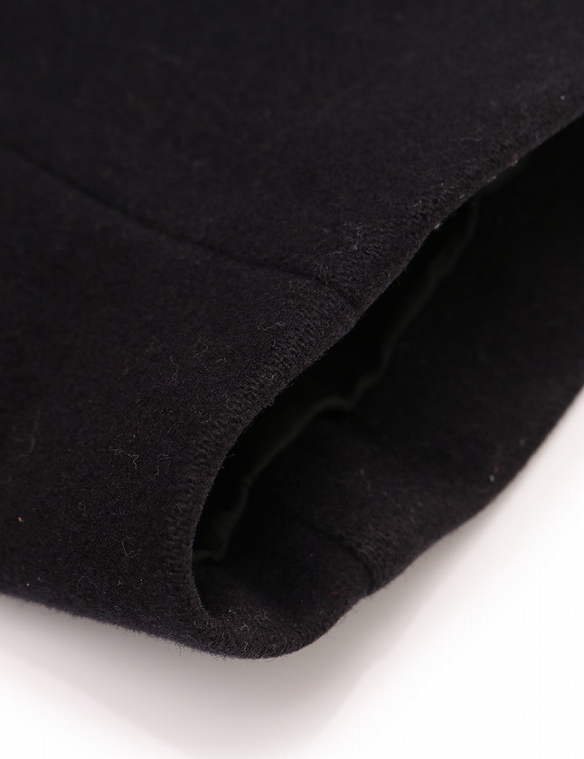 プラダ PRADA Pコート ピーコート ネイビー 紺 S アウター 46 ウール