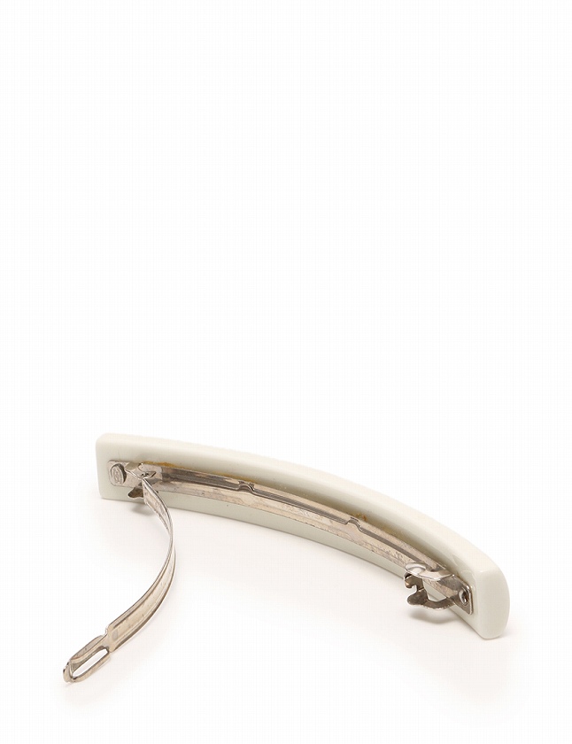 ★CHANEL シャネル バレッタ オーロラ色 白 ☆CHANEL シャネル バレッタ オーロラ色 白