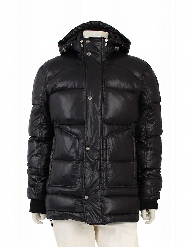 ディーゼル DIESEL ダウンジャケット ブルゾン 黒 ブラック XXL 