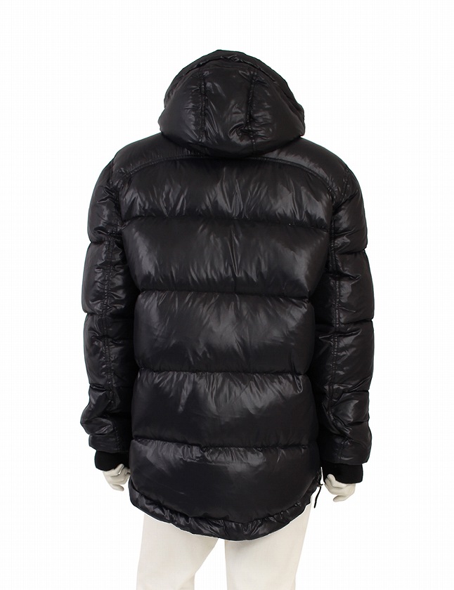 ディーゼル DIESEL ダウンジャケット ブルゾン 黒 ブラック XXL 