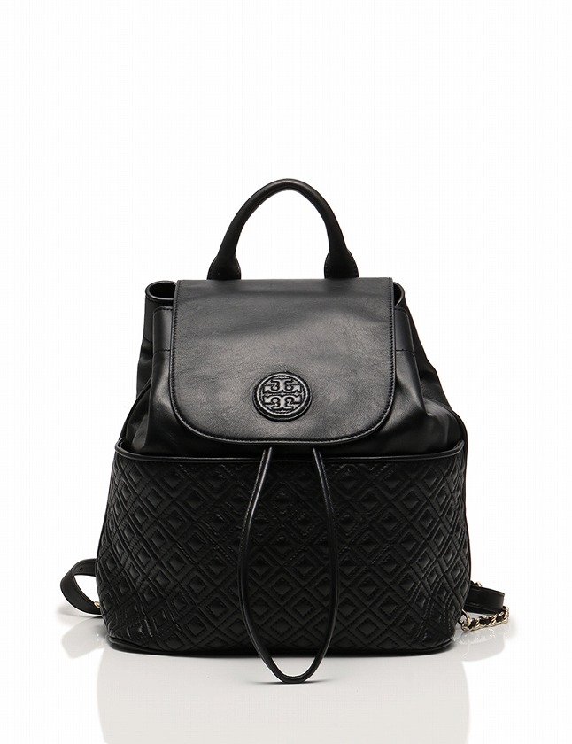 トリーバーチ TORY BURCH バックパック リュック 黒 ブラック ゴールド  