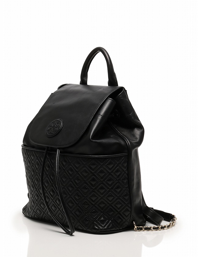 トリーバーチ TORY BURCH バックパック リュック 黒 ブラック ゴールド 