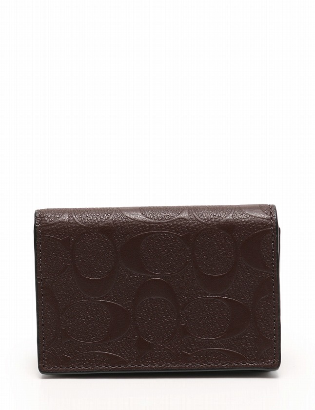 コーチ Coach カードケース 名刺入れ 茶色 ブラウン 小物 レザー シグネチャー F メンズ レディース 114 ベクトルパーク