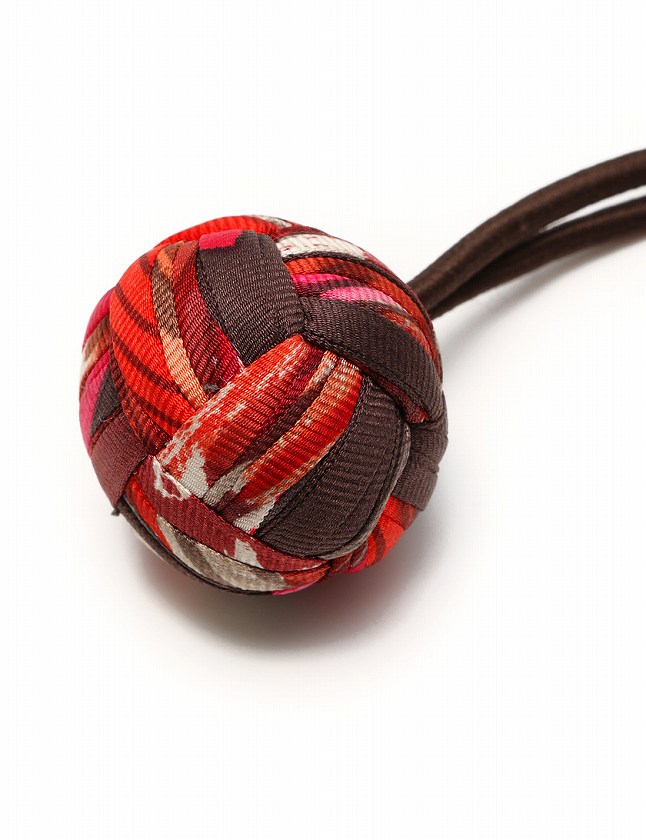 エルメス HERMES ヘアゴム ヘアアクセ 赤 マルチカラー アクセサリー