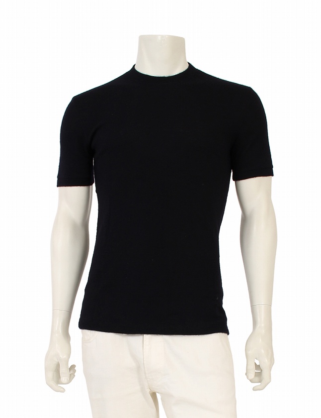 ジョルジオアルマーニ GIORGIO ARMANI Tシャツ カットソー 黒 ブラック  