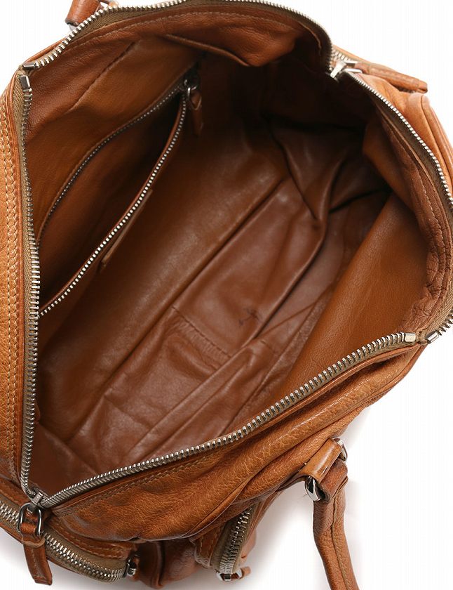 プラダ PRADA ショルダーバッグ 茶色 キャメル レザー 保存袋