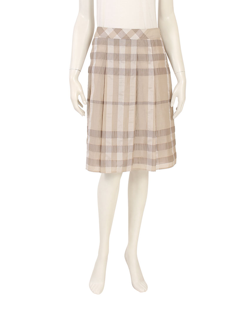 BURBERRY ベージュ プリーツスカート 36 BURBERRY ベージュ プリーツスカート 36
