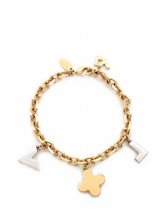 ルイヴィトン LOUIS VUITTON ブレスレット ブラスレ ラブレターズ 