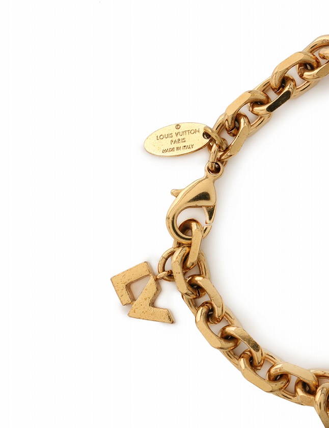 ルイヴィトン LOUIS VUITTON ブレスレット ブラスレ ラブレターズ 