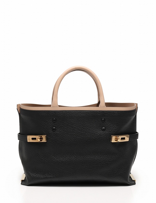 クロエ CHLOE トートバッグ ハンドバッグ シャーロット レザー 黒 