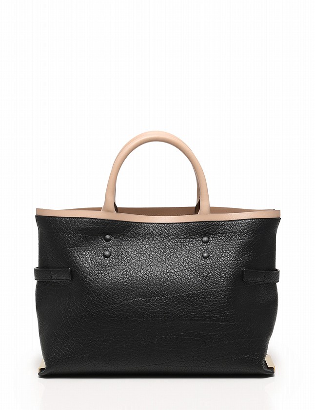 クロエ CHLOE トートバッグ ハンドバッグ シャーロット レザー 黒 