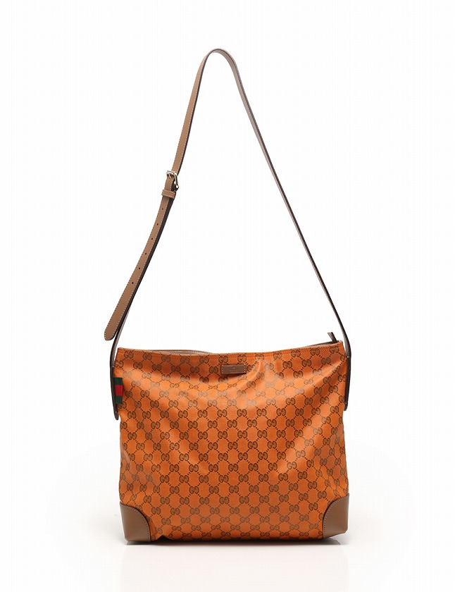 グッチ GUCCI ショルダーバッグ メッセンジャーバッグ オレンジ 