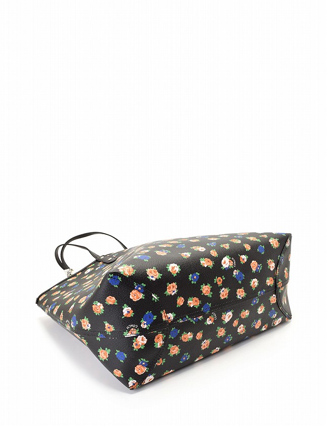 コーチ COACH トートバッグ ショルダーバッグ 黒 マルチカラー 
