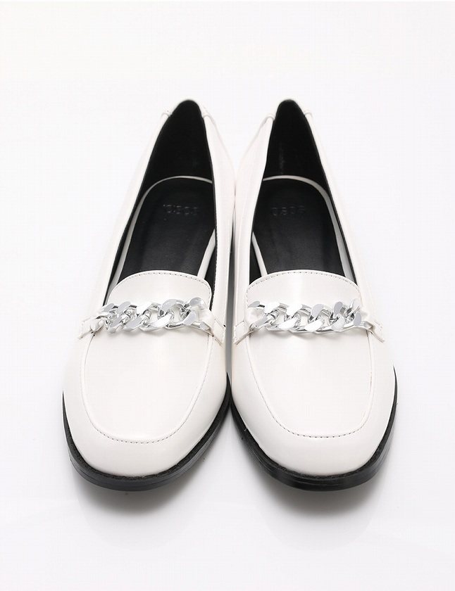 メトリック ハブ 編集する 白 エナメル ローファー Rifriendsoffelines Org