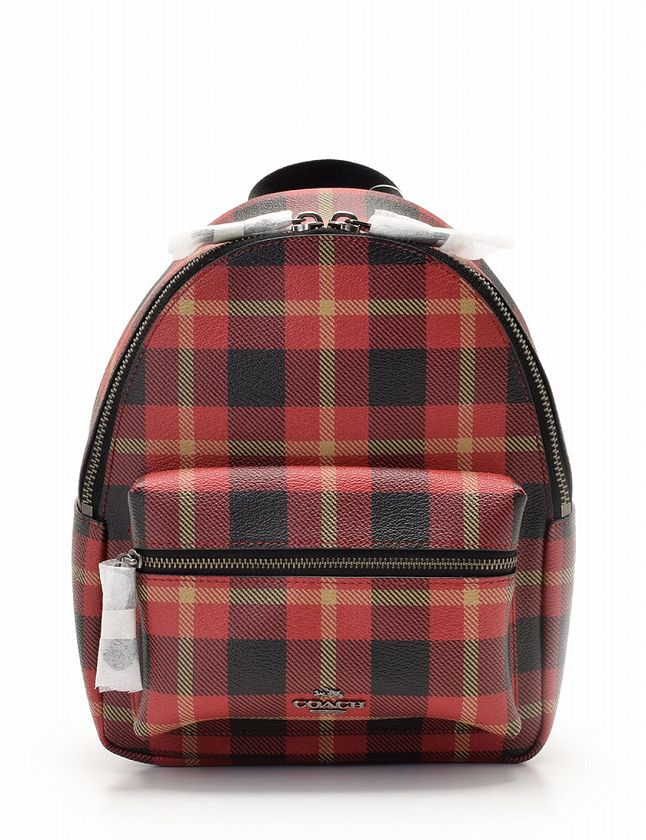 コーチ COACH バックパック リュック ミニ トゥルーレッドマルチ 赤 