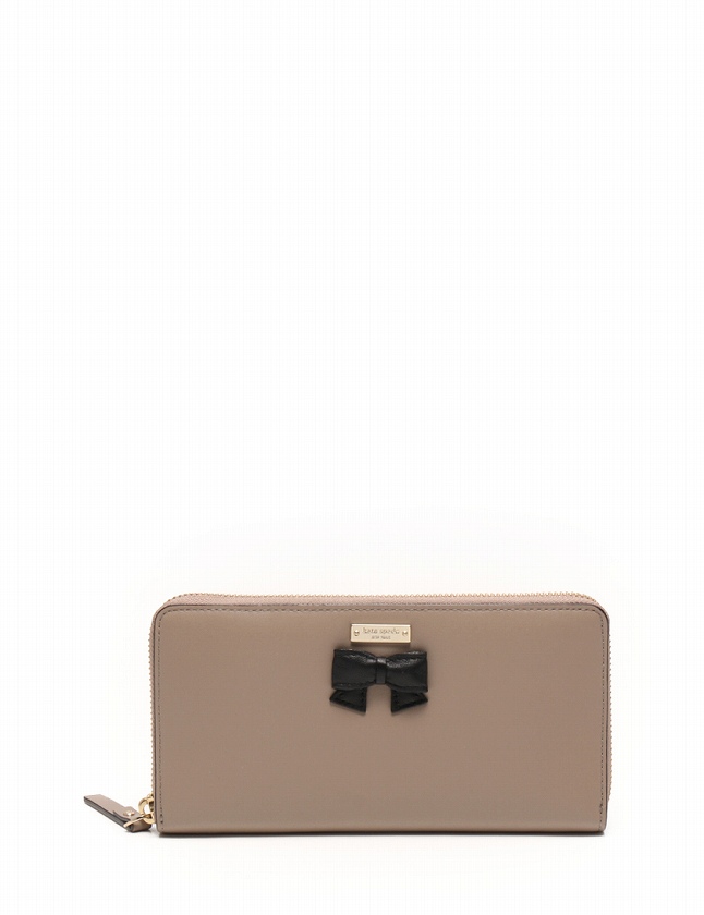 kate spade 長財布 ベージュと黒 - 長財布