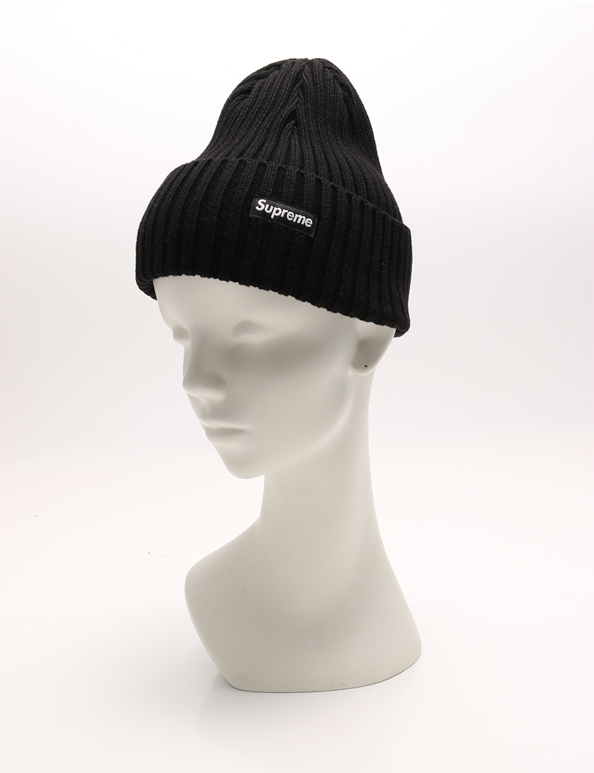 シュプリーム SUPREME ニットキャップ ビーニー 帽子 黒 ブラック F 