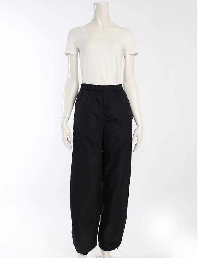 プラダスポーツ PRADA SPORT パンツ ジャージ 黒 ブラック M ボトムス  