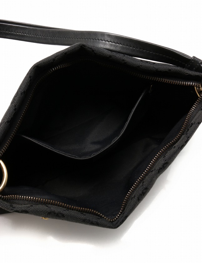 ✨美品✨】 グッチ ショルダーバッグ GGキャンバス ブラック 保存袋